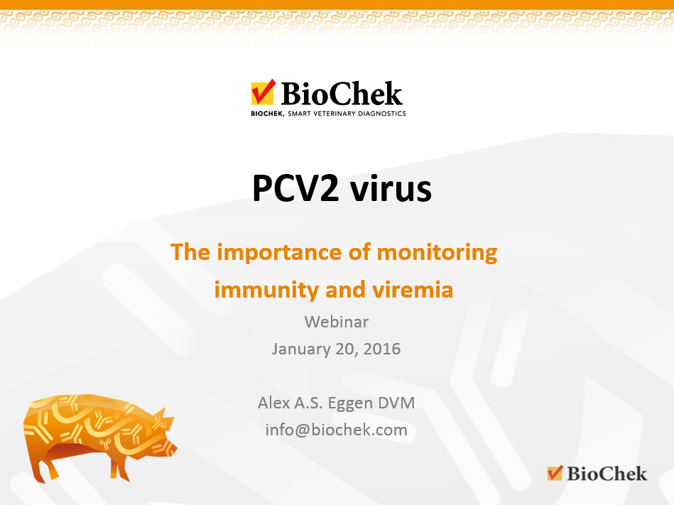 NOW AVAILABLE ON DEMAND: WEBINAR: PCV2: The importance of monitoring both immunity and viremia