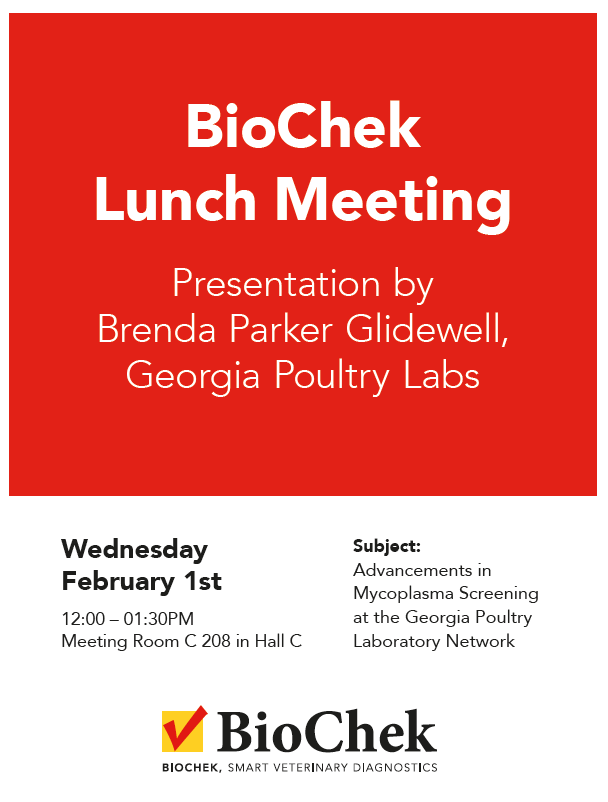 BioChek Lunch Meeting at IPPE 2017