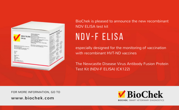 NOW AVAILABLE –  recombinant ELISA for the monitoring of vaccination with recombinant HVT-ND vaccines