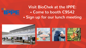 BioChek at the IPPE: booth AND lunch meeting